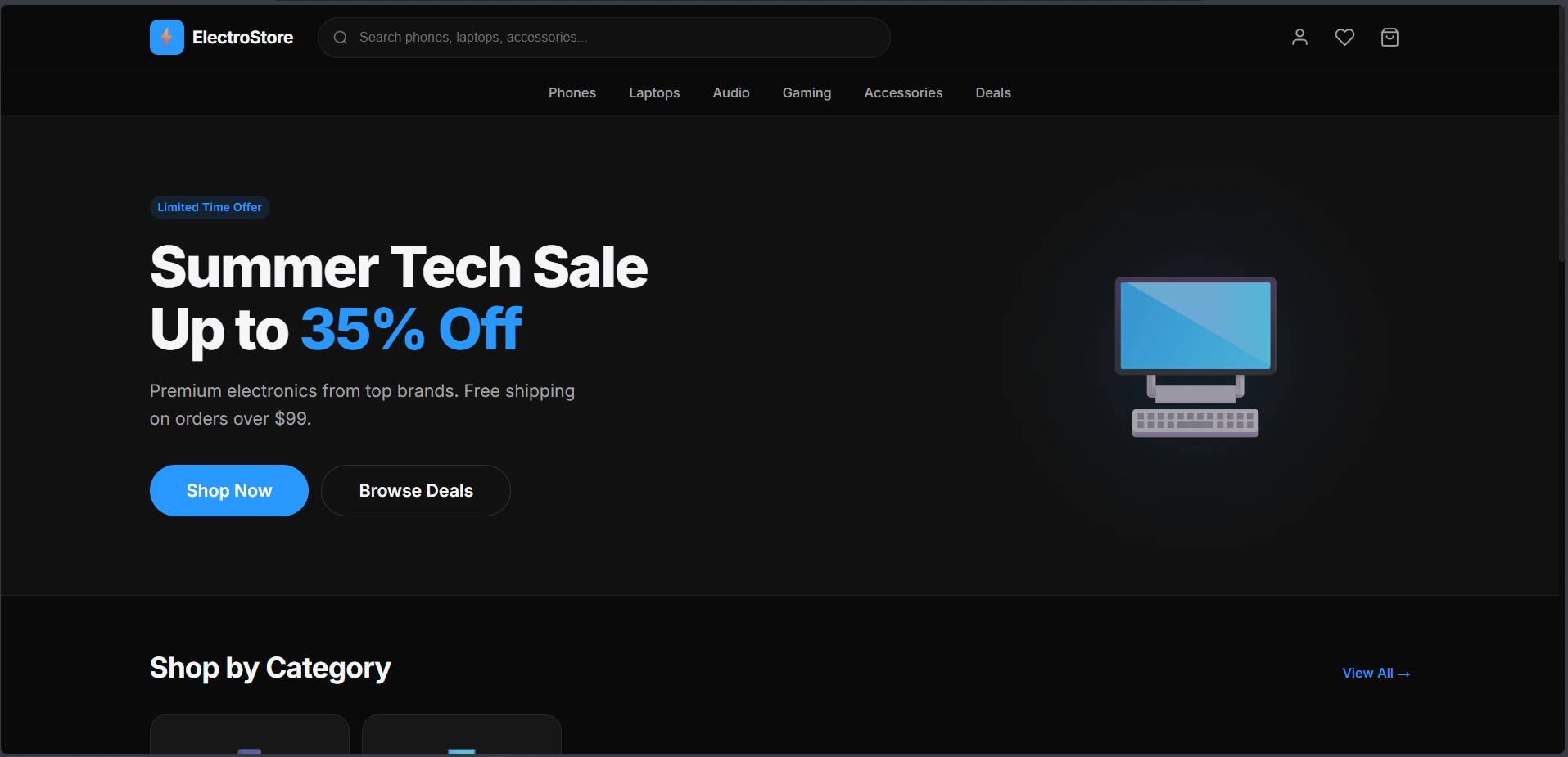 ElectroStore screenshot
